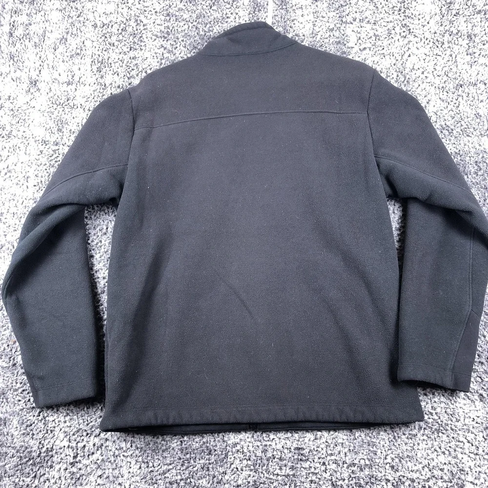 The North Face Jacket Mens‎ Medium Black Fleece Full Zip Pockets Outdoor